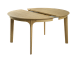 ELICA jedálenský kruhový stôl masívne drevo s rozkladom