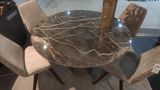 TOTEM dizajnový kruhový stôl keramika ihneď k odberu