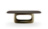 POLIFEMO dizajnový pevný zaoblený stôl drevo