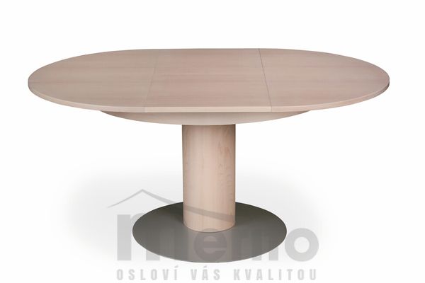 REAL jedálenský rozkladací kruhový stôl masívne drevo